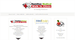 Desktop Screenshot of hamiltonwalkinclinic.com